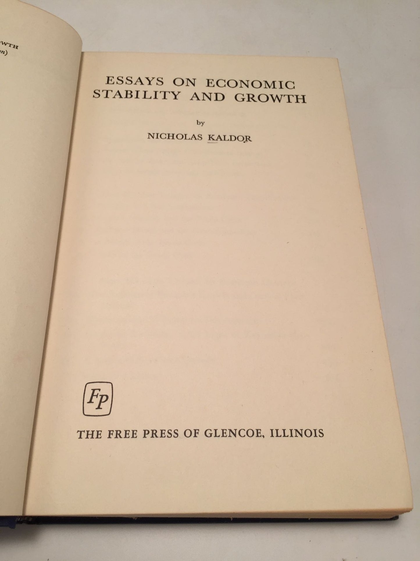 Essays on Economic Stability and Growth