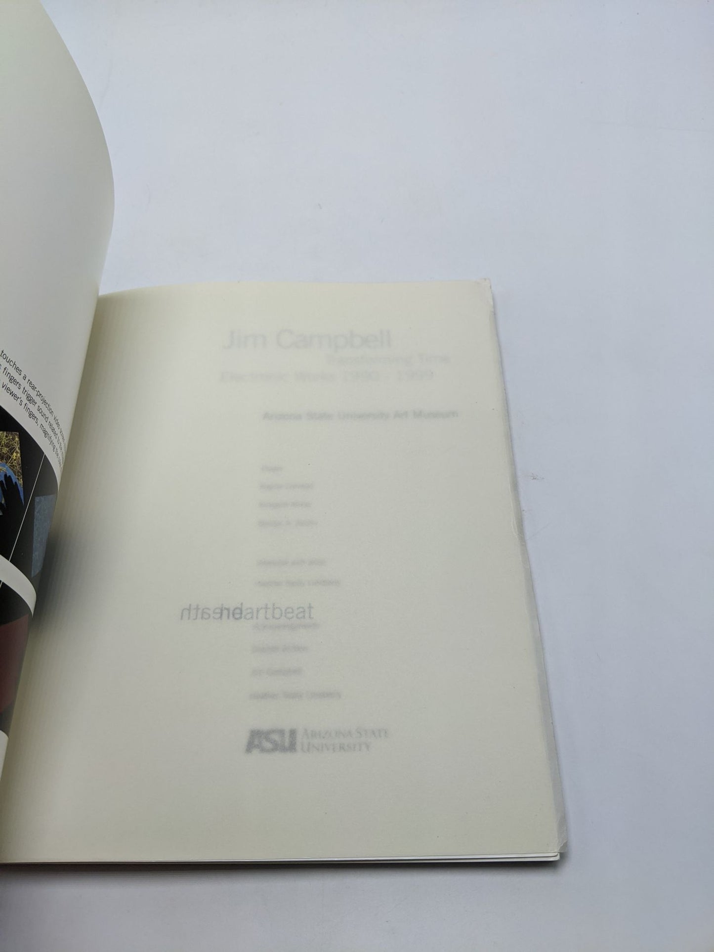 Jim Campbell: Transforming Time, Electronic Works 1990-1999