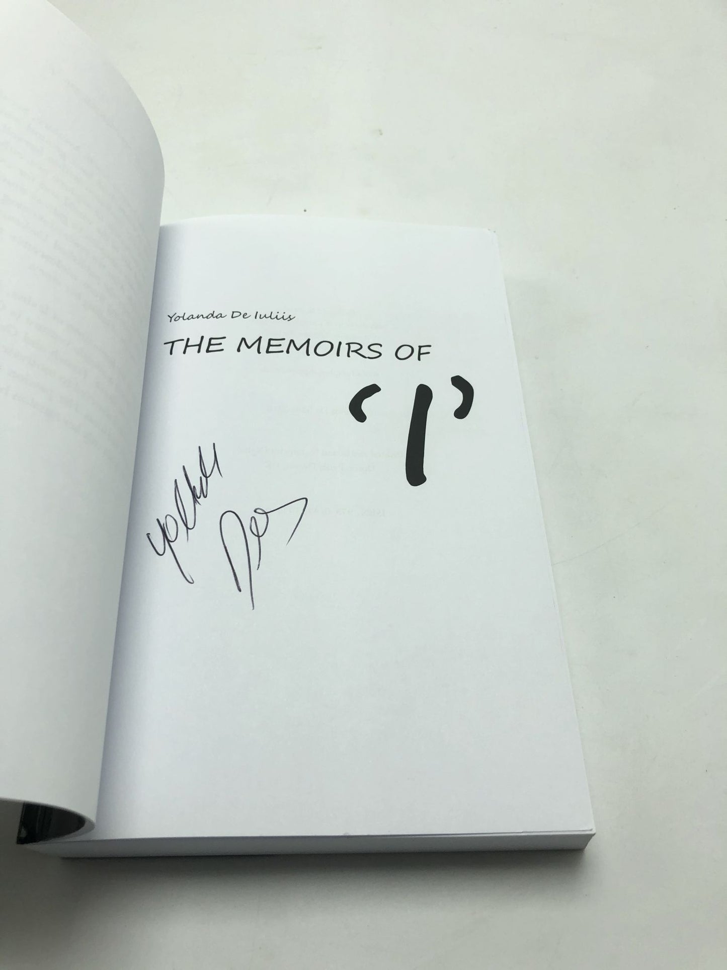 The Memoirs of 'I'