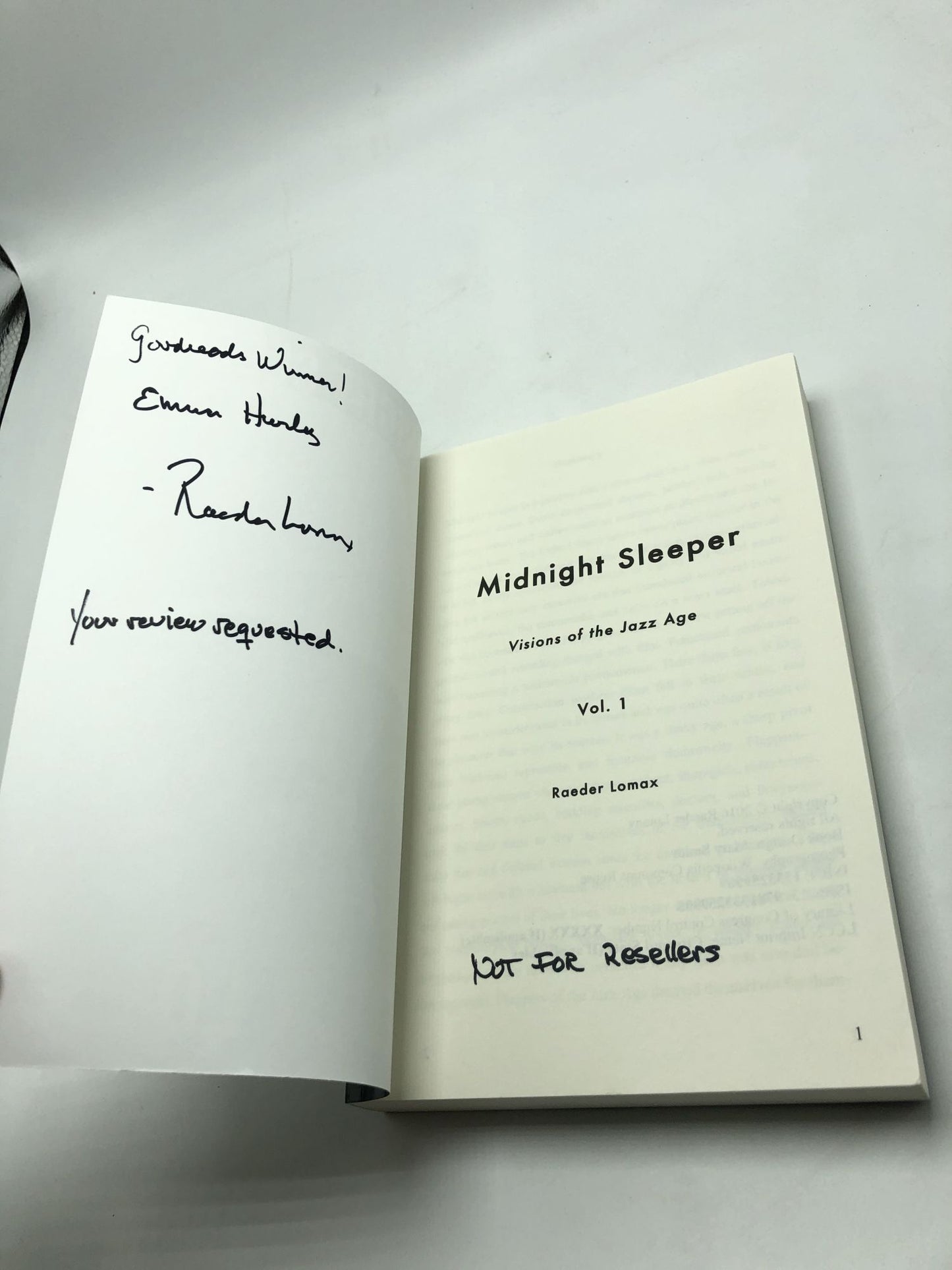 Midnight Sleeper: Visions of the Jazz Age Volume 1