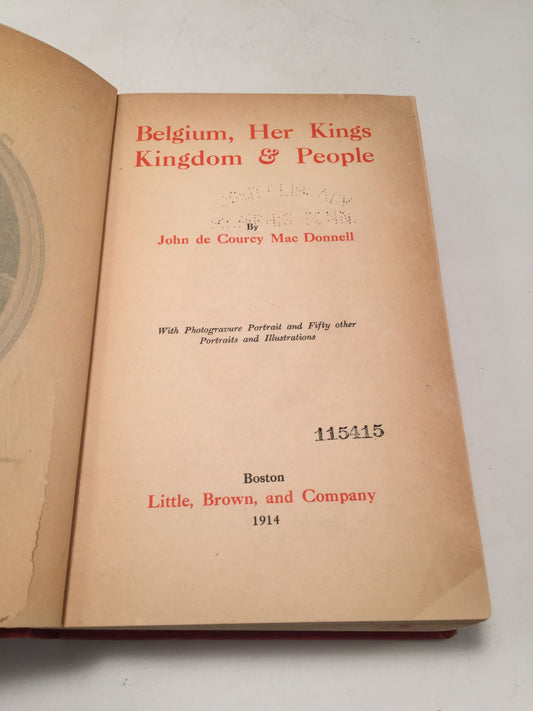 Belgium, Her Kings, Kingdom and People