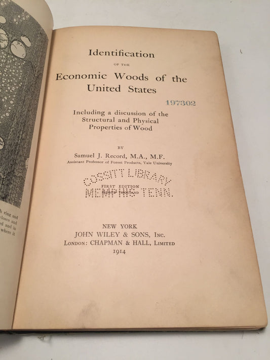 Identification of the Economic Woods of the United States