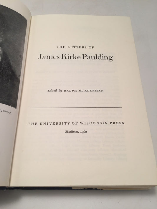 The Letters of James Kirke Paulding