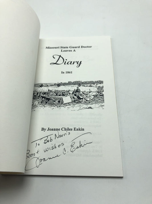 Missouri State Guard Doctor Leaves A Diary In 1861