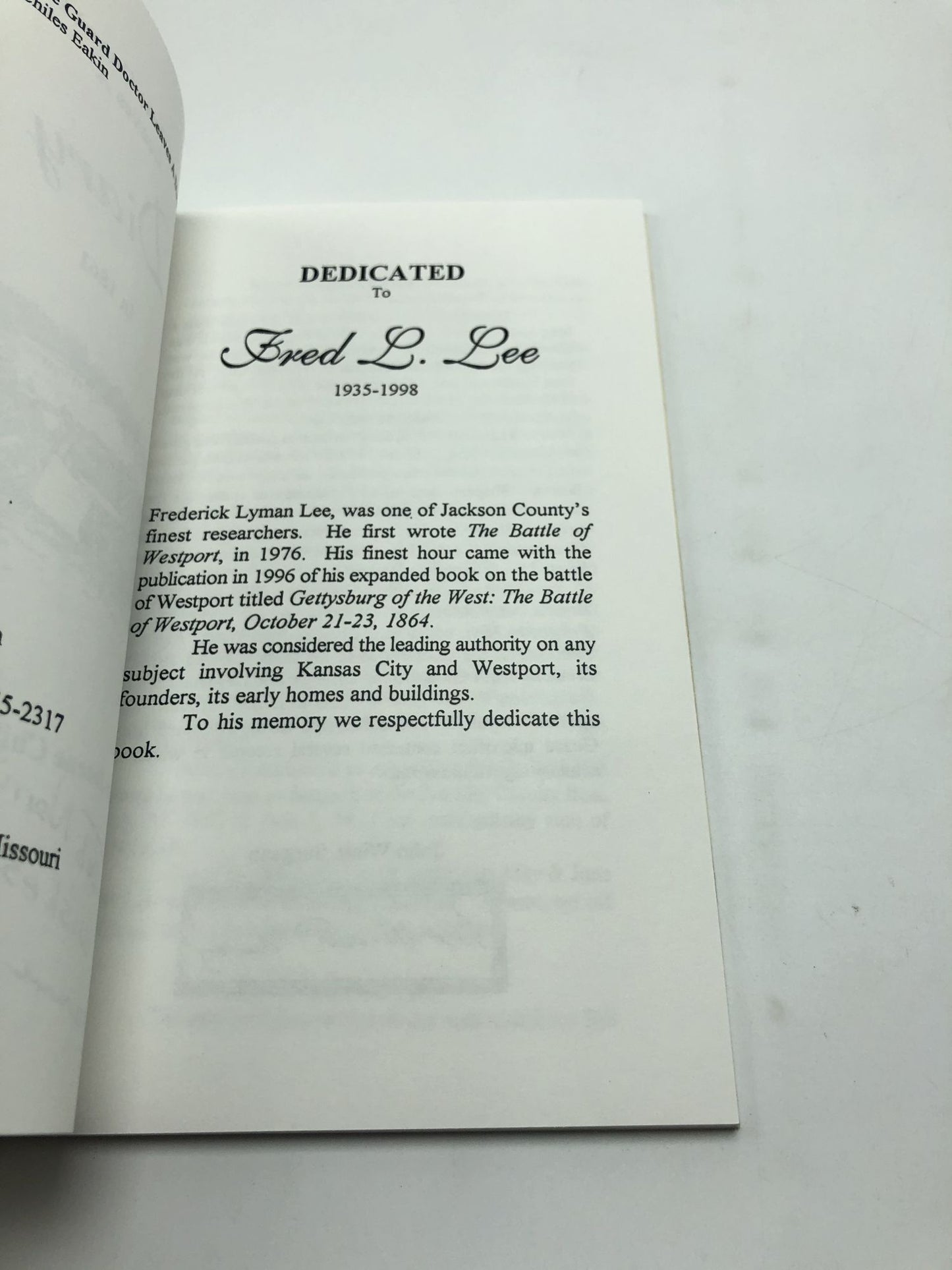 Missouri State Guard Doctor Leaves A Diary In 1861