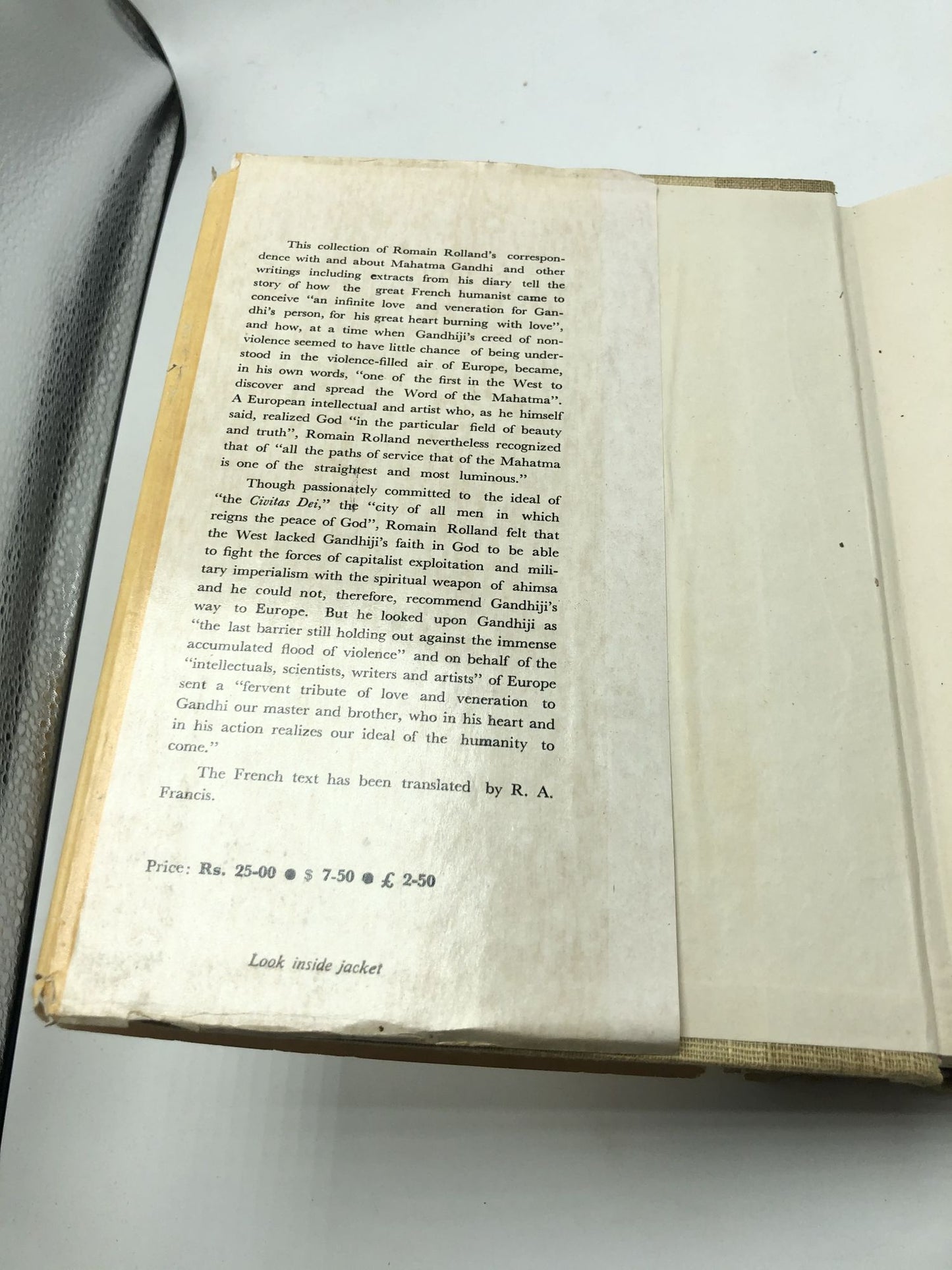 Romain Rolland and Gandhi Correspondence: Letters, diary extracts, articles, etc.