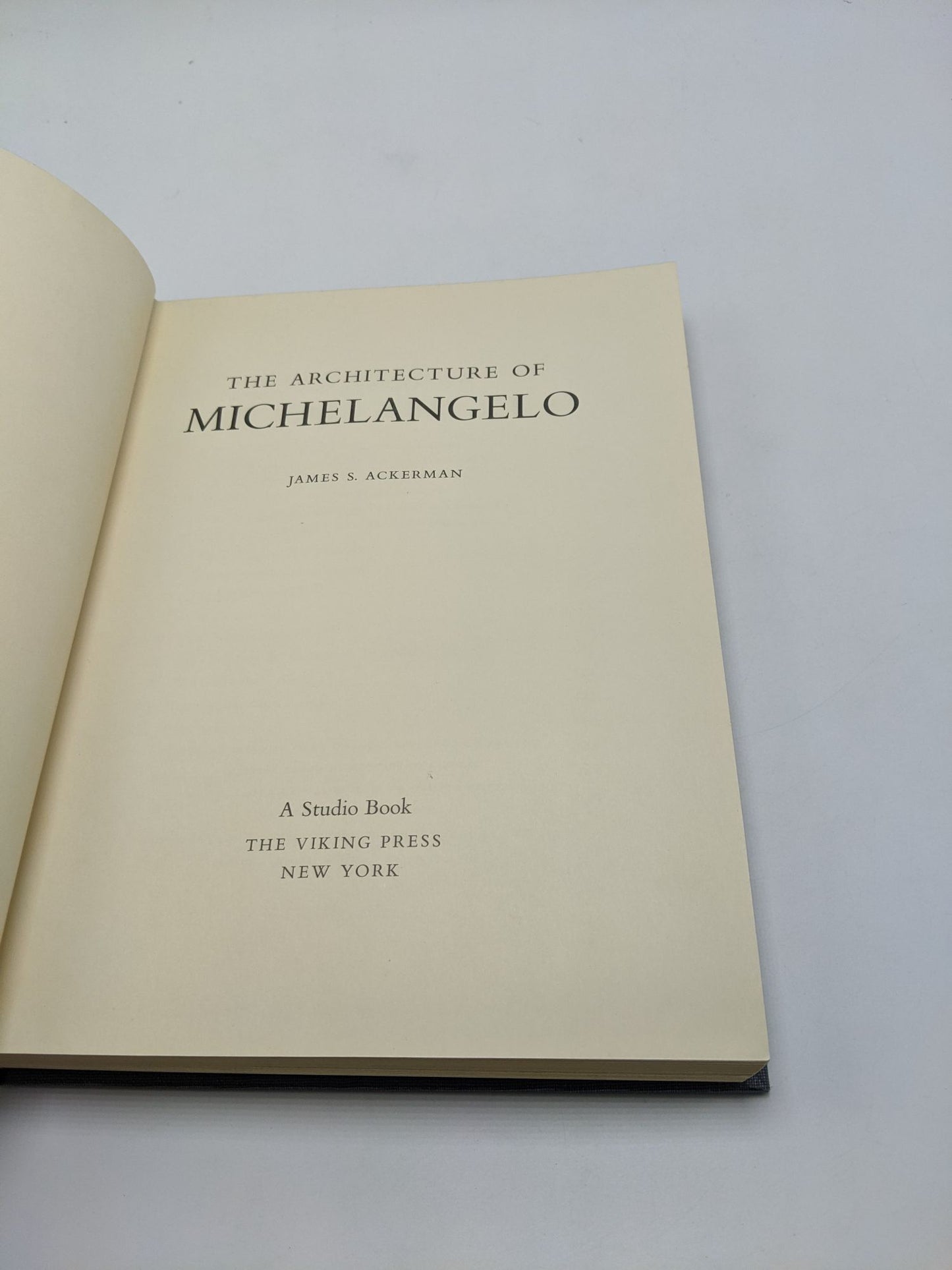 The Architecture of Michelangelo