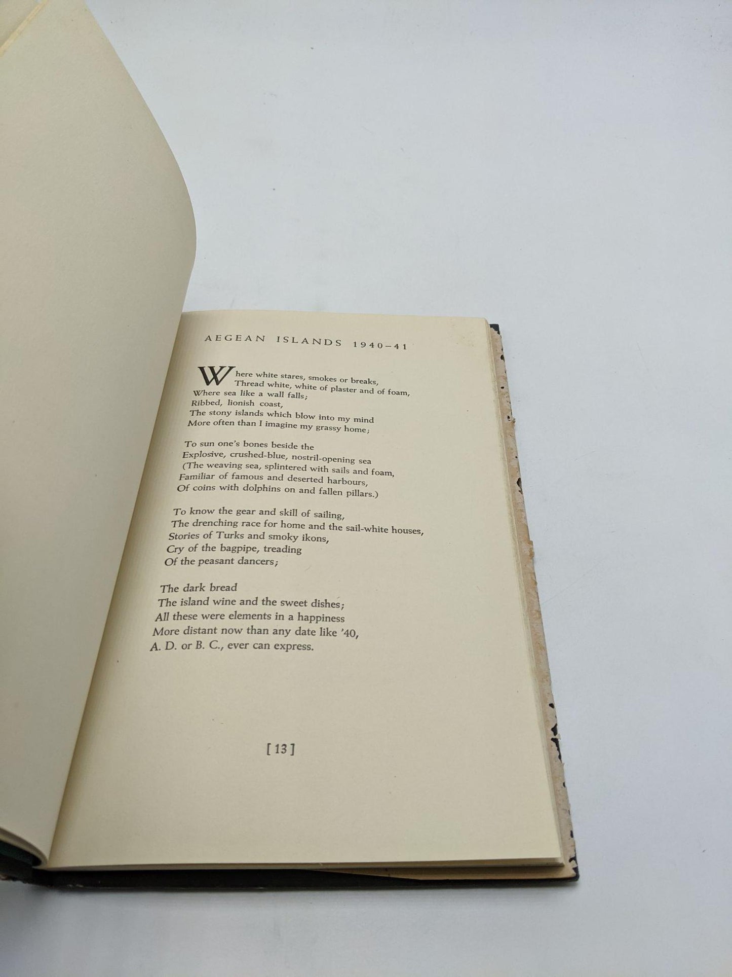 Aegean Islands And Other Poems