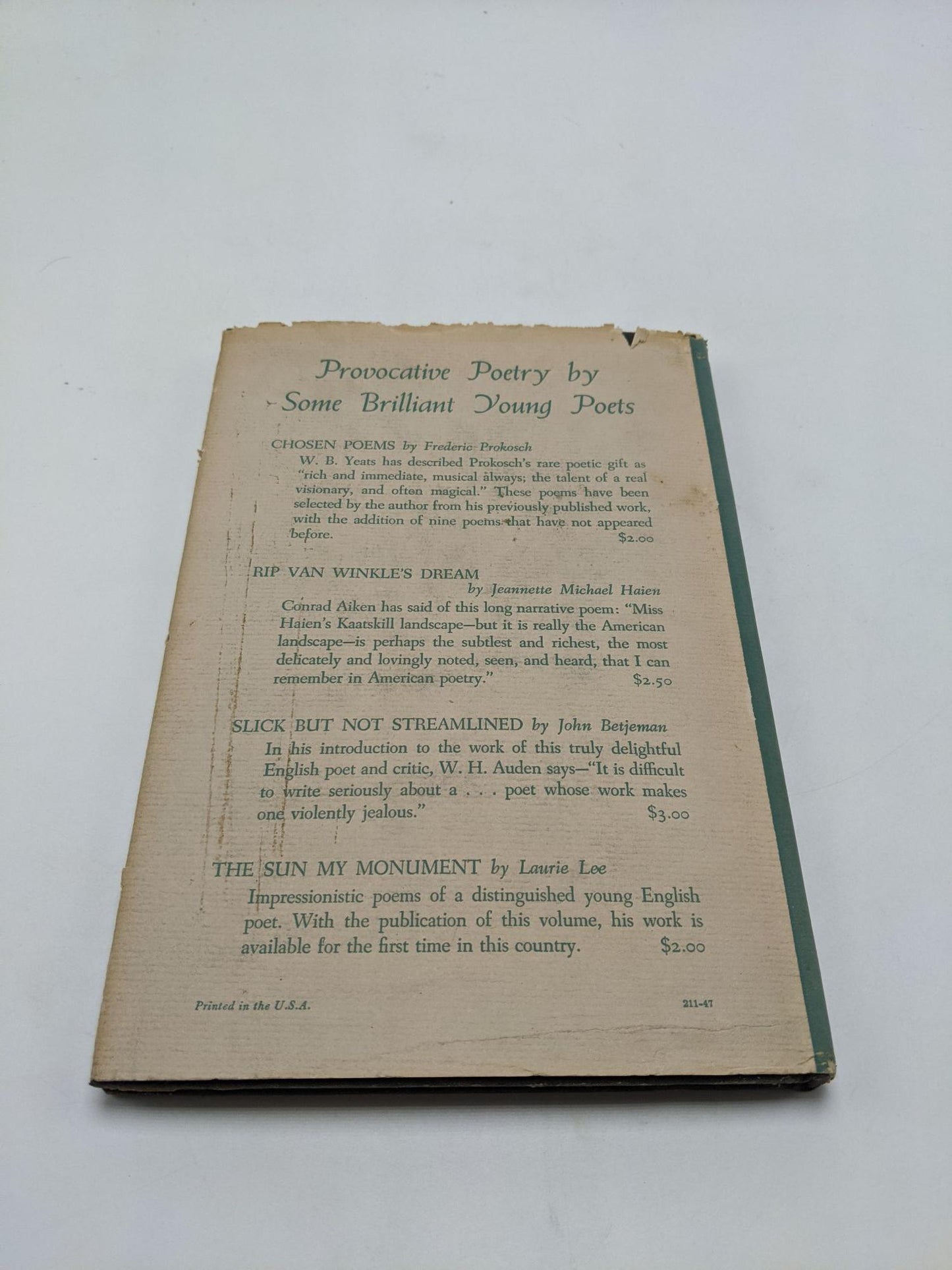 Aegean Islands And Other Poems