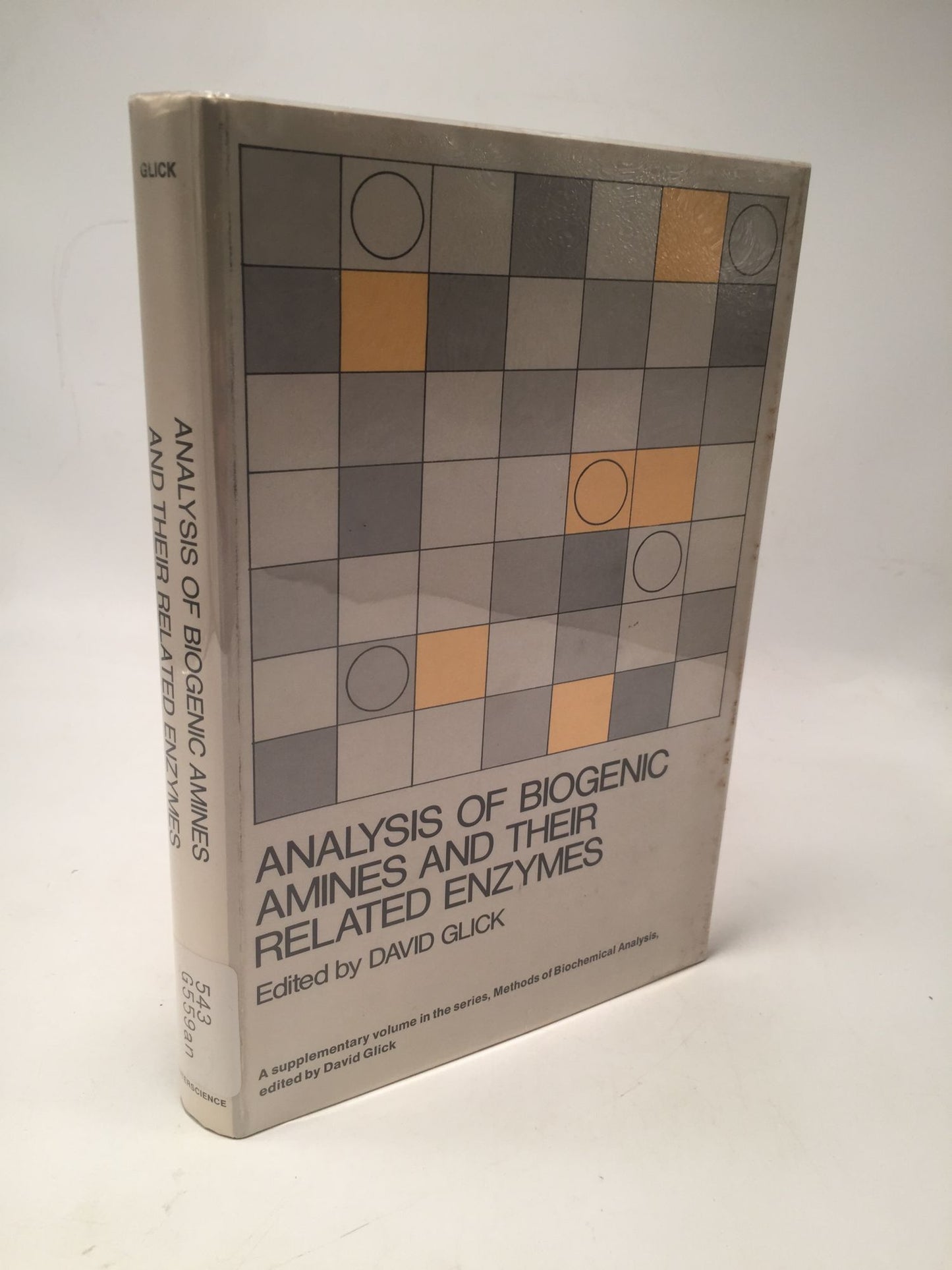 Methods of Biochemical Analysis: Analysis of Biogenic Amines and Their Related Enzymes (Supplemental Volume)