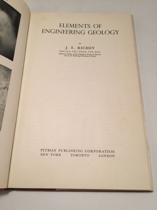 Elements of Engineering Geology