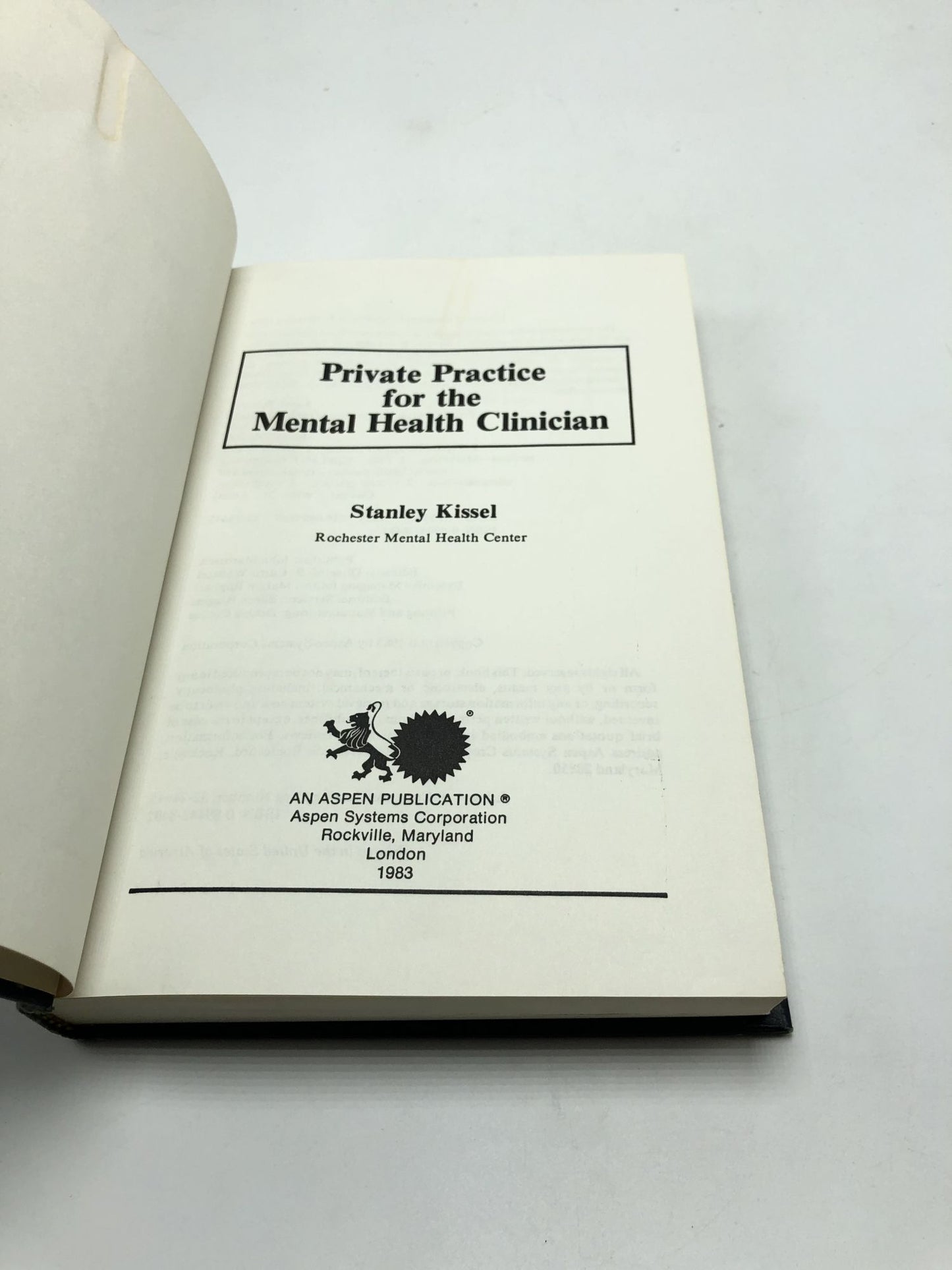 Private Practice for the Mental Health Clinician