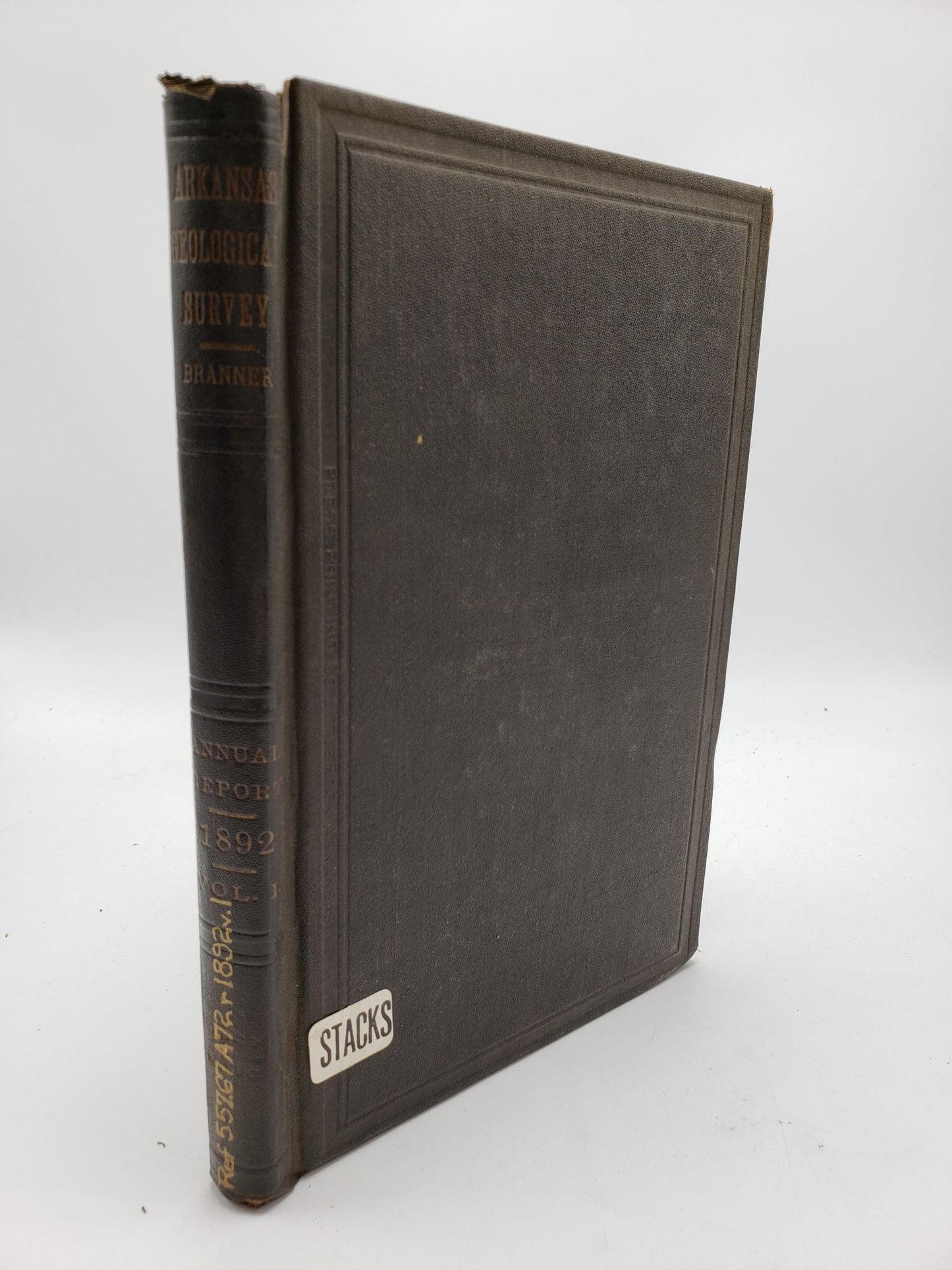 Annual Report of the Geological Survey of Arkansas for 1892: The Iron Deposits of Arkansas (Volume 1)