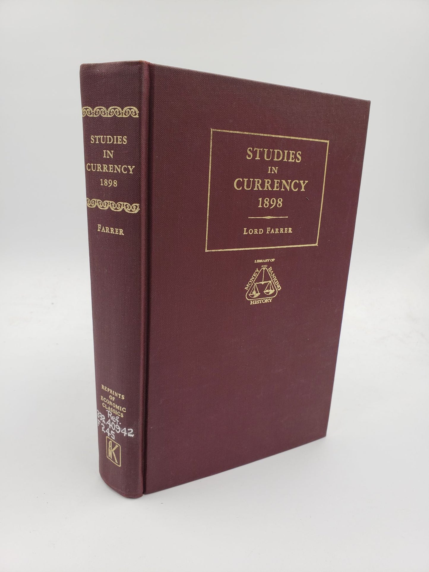 Studies in Currency 1898