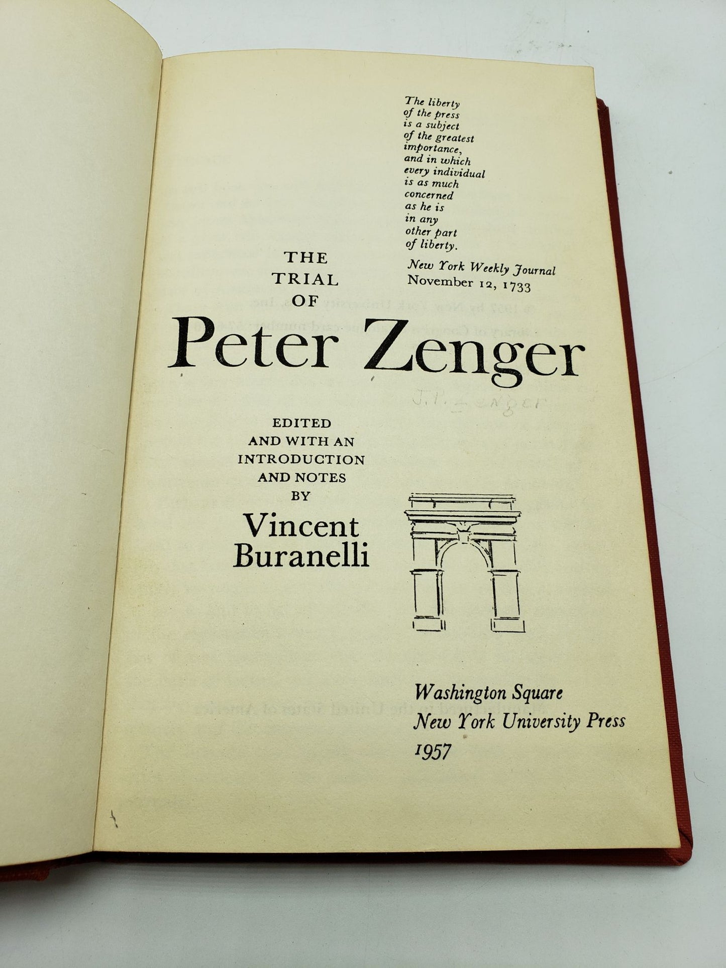The Trial of Peter Zenger