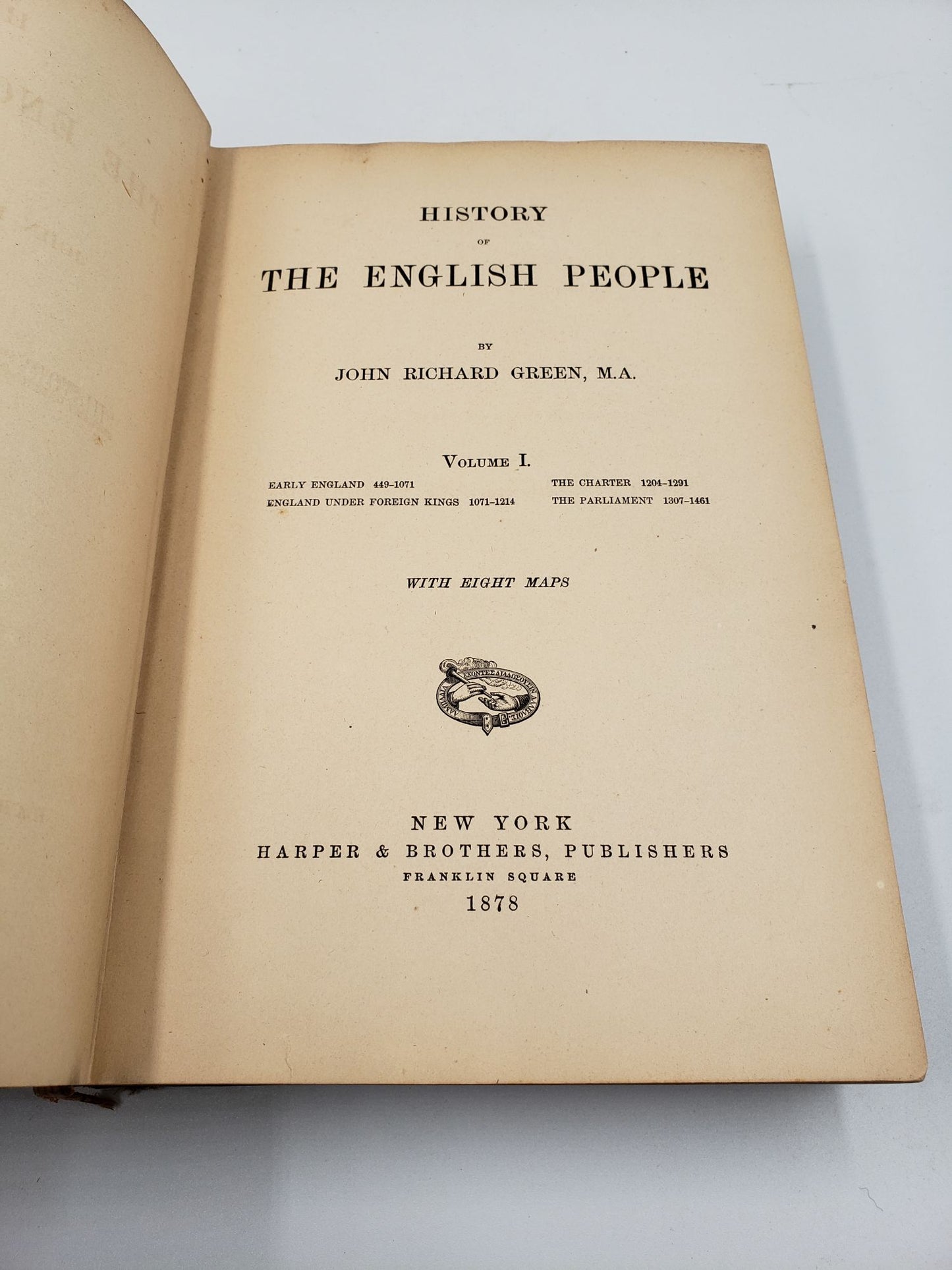 History of the English People (Volume 1)
