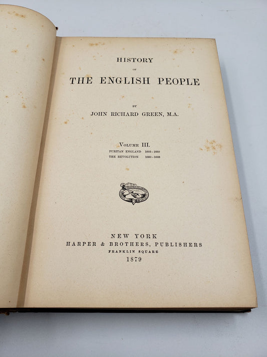 History of the English People (Volume 3)