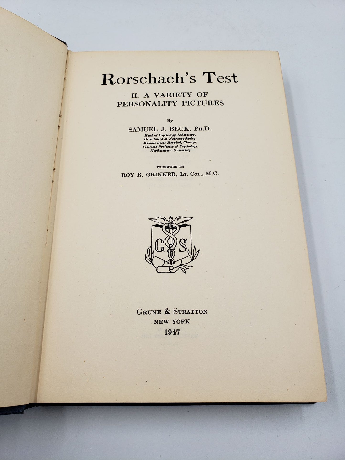 Rorschach's Test: A Variety of Personality Pictures (Volume 2)