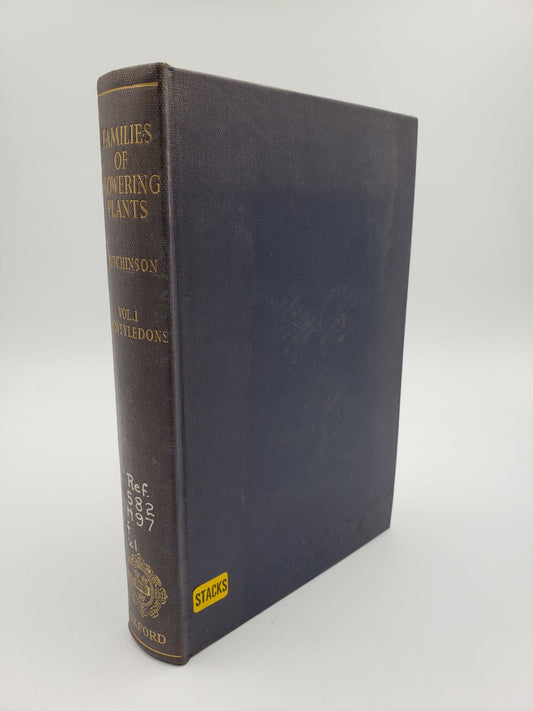 The Families of Flowering Plants: Dicotyledons (Volume 1)
