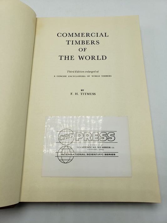 Commercial Timbers of the World: A Concise Encyclopedia of World Timbers