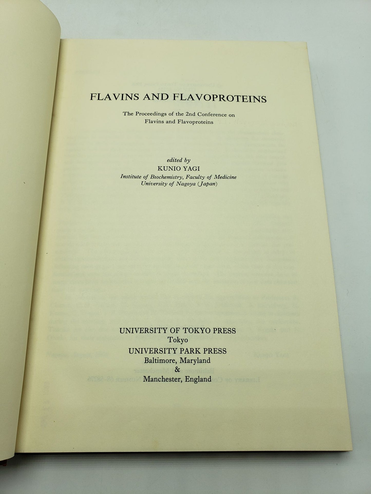 Flavins and Flavoproteins: The Proceedings of the 2nd Conference on Flavins and Flavoproteins