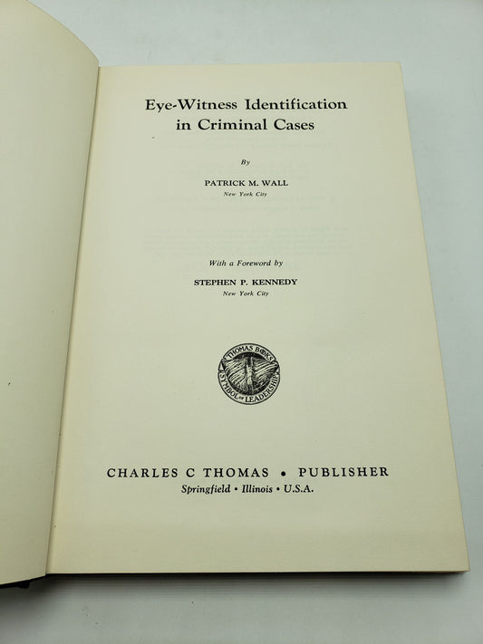 Eye-Witness Identification in Criminal Cases
