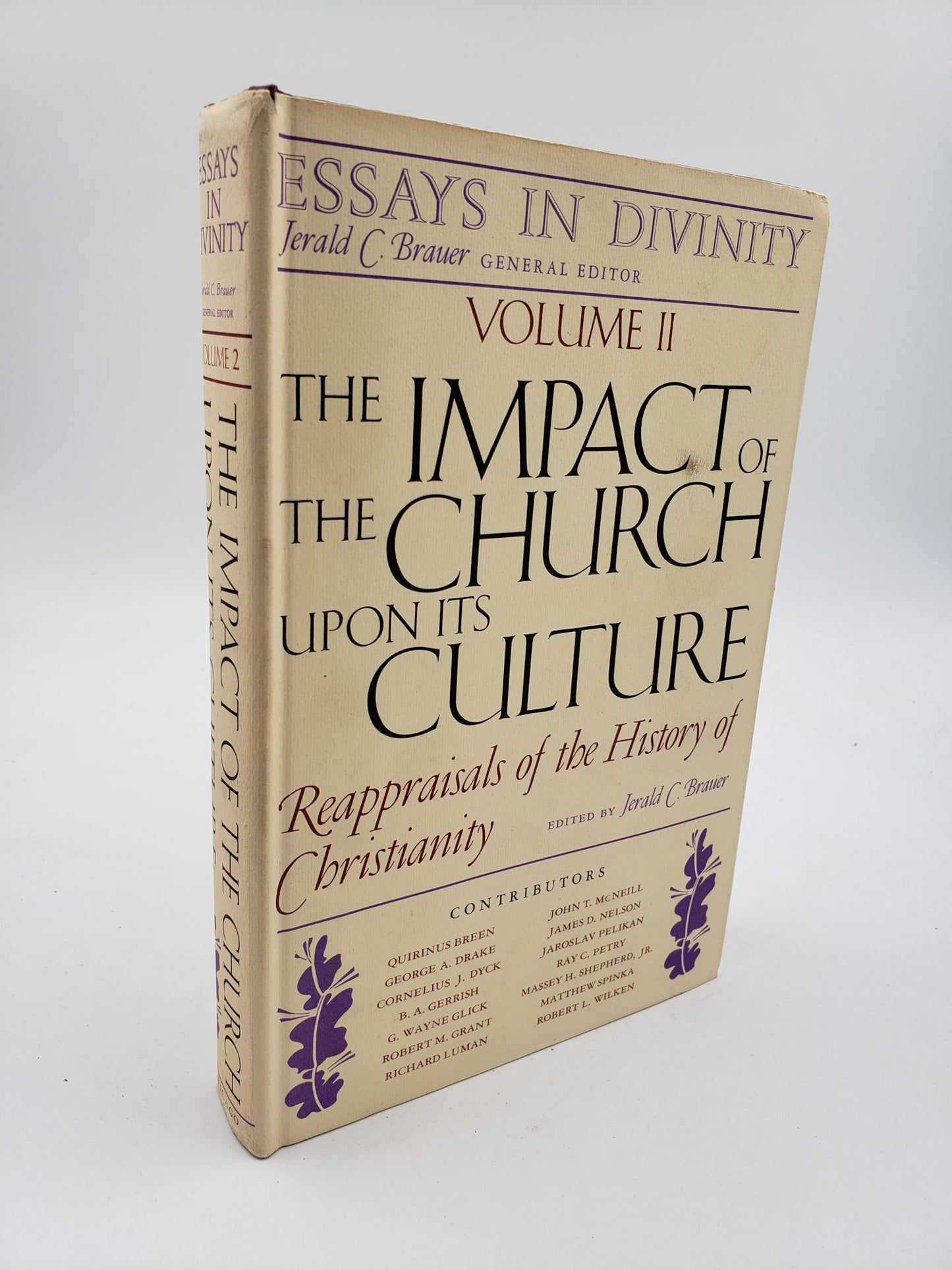 Essays in Divinity: The Impact of the Church Upon Its Culture (Volume 2)