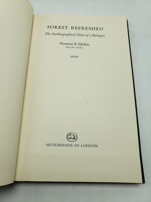 Forest Refreshed: The Autobiographical Notes of a Biologist