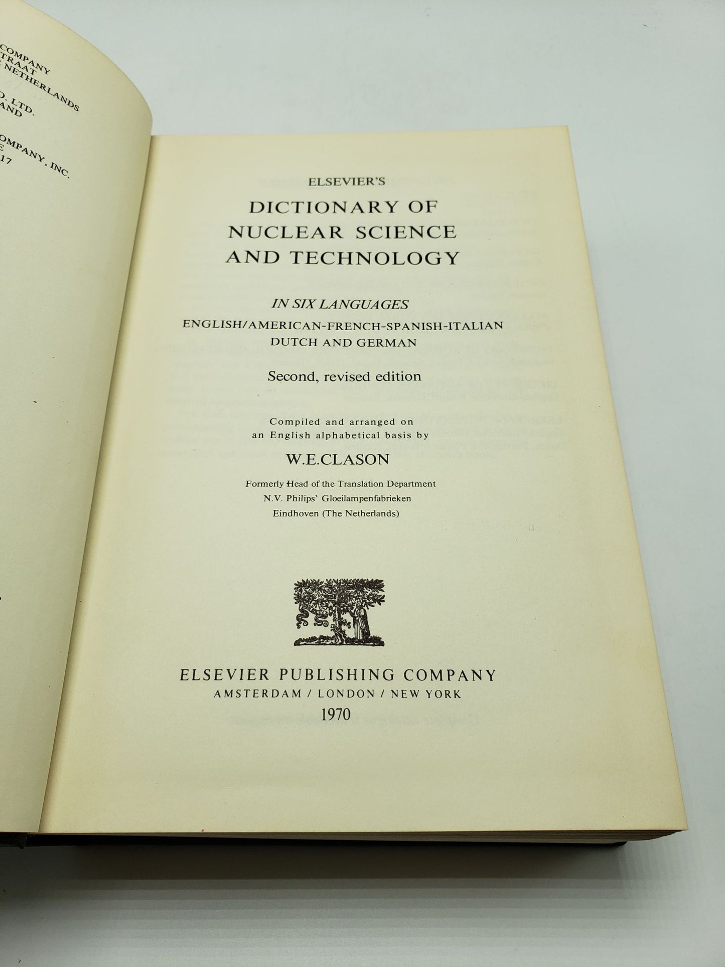 Elsevier's Dictionary of Nuclear Science and Technology
