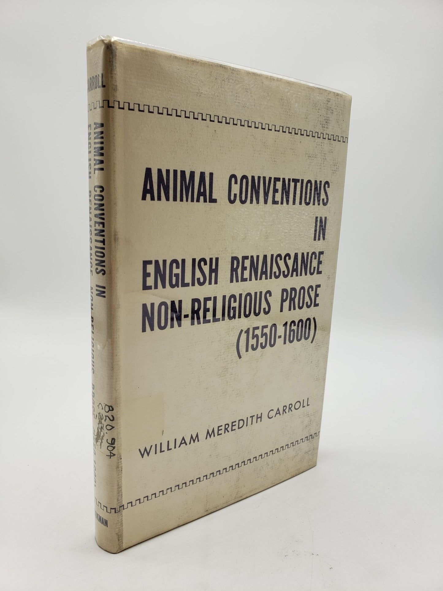 Animal Conventions in English Renaissance Non-Religious Prose (1550-1600)
