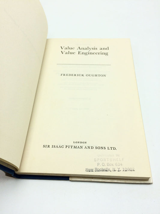 Value Analysis and Value Engineering