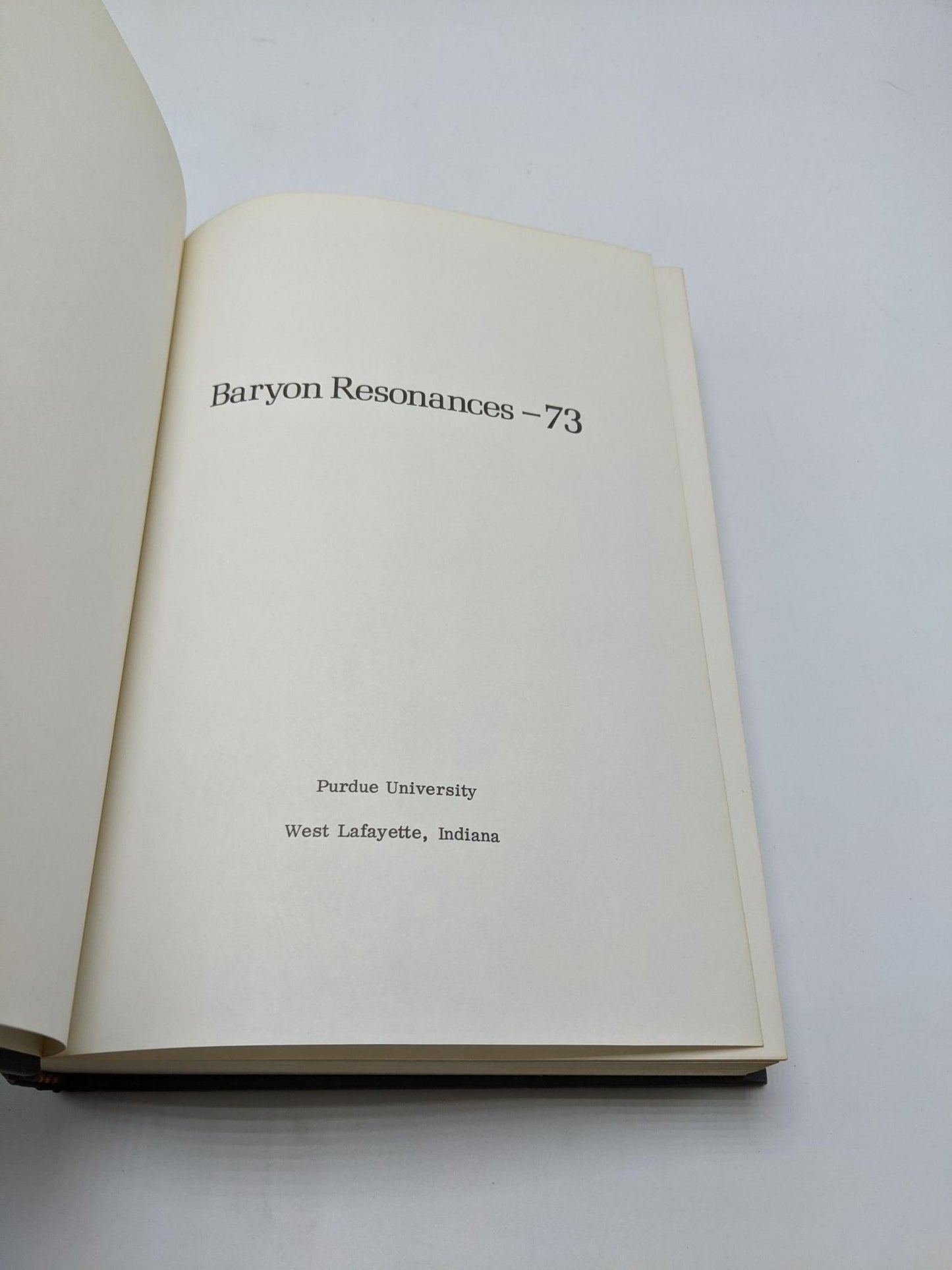 Baryon Resonances- 73