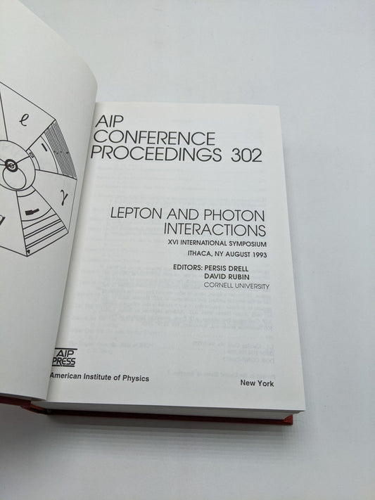 Lepton and Photon Interactions: Proceedings of the Xvi International Symposium Held in Ithaca, Ny, August 1993 Aip Conference Proceedings