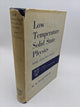 Low Temperature Solid State Physics