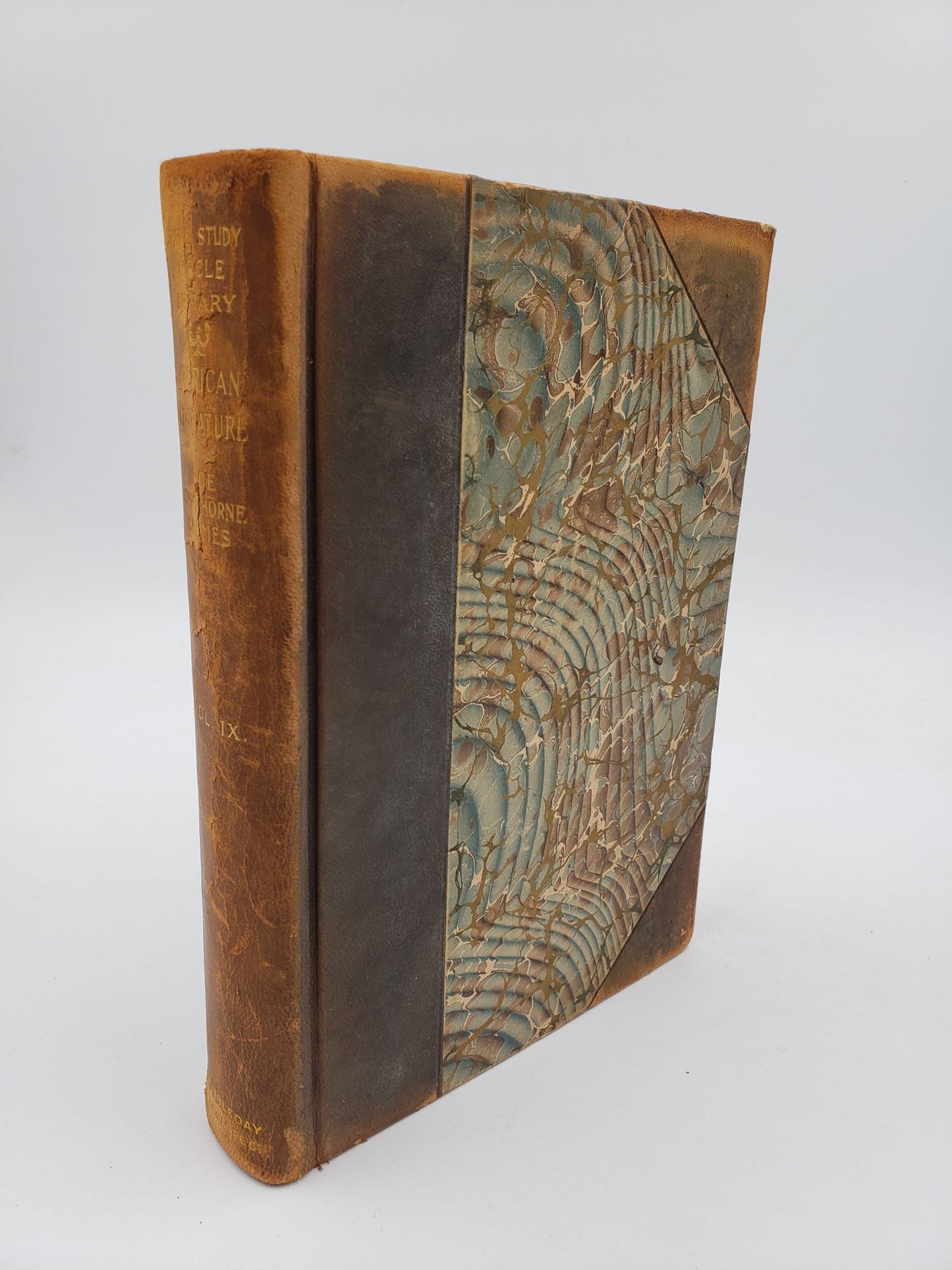 Home Study Circle Library: American Literature, Poe To Holmes (Volume 9)