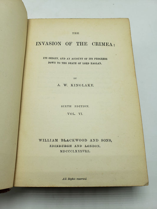 The Invasion of the Crimea: Its Origin And An Account Of Its Progress (Volume 6)