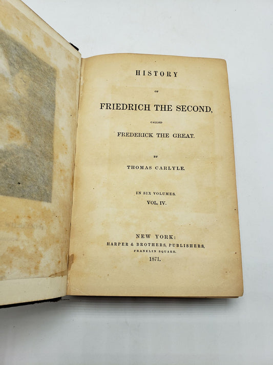 History of Friedrich The Second, Called Frederick The Great (Volume 4)