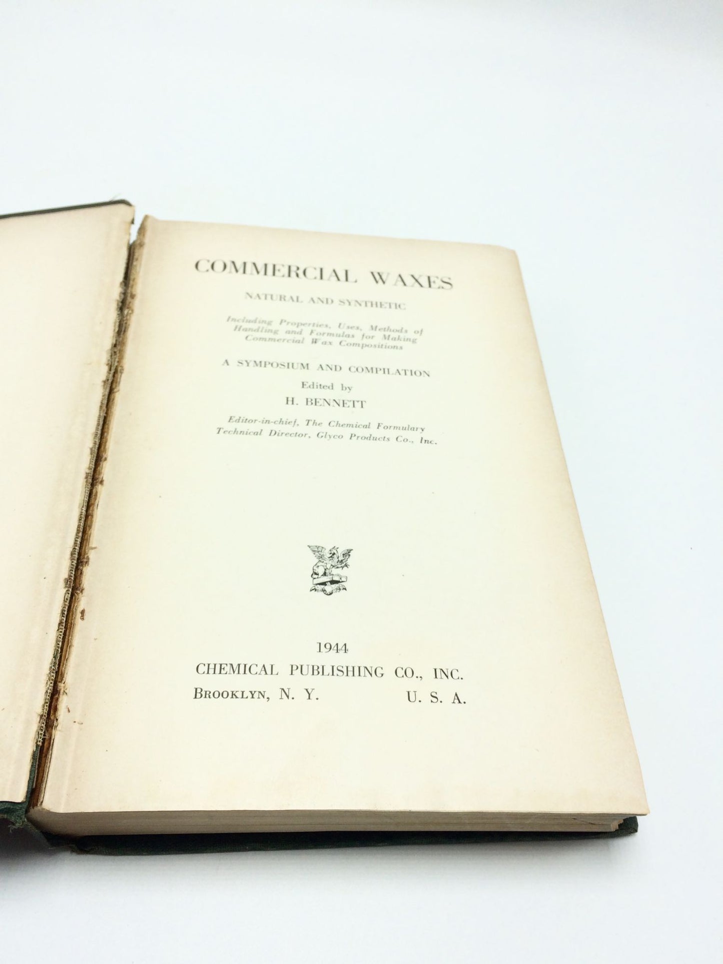 Commercial Waxes: Natural and Synthetic