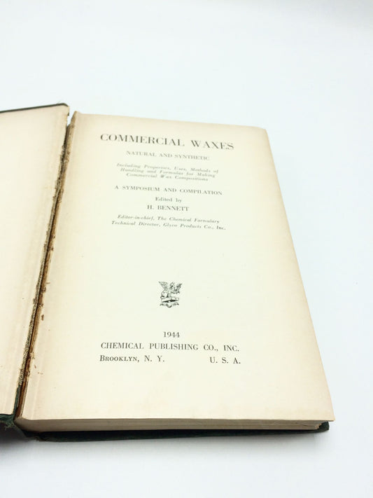 Commercial Waxes: Natural and Synthetic
