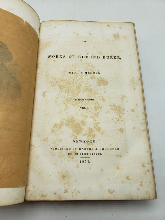 The Works of Edmund Burke, With a Memoir (Volume 1)