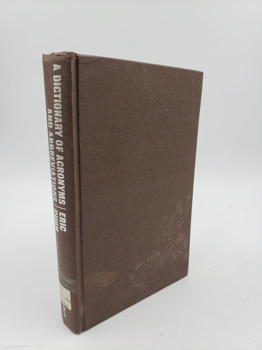 Dictionary of Acronyms and Abbreviations
