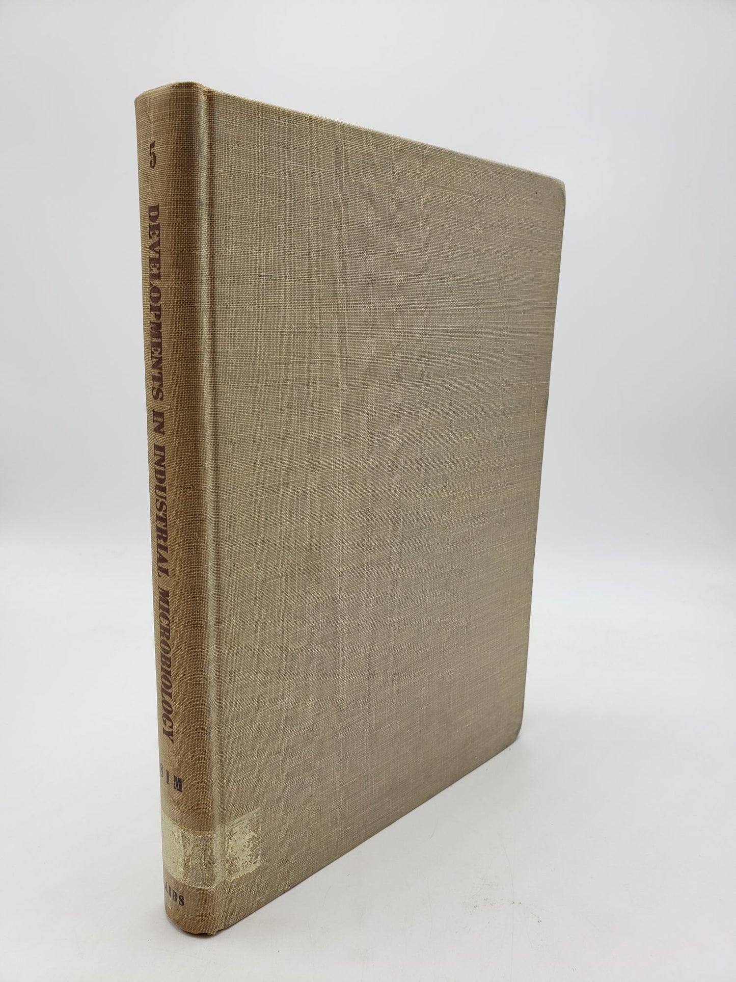 Developments in Industrial Microbiology (Volume 5)