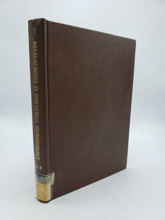 Developments in Industrial Microbiology (Volume 7)
