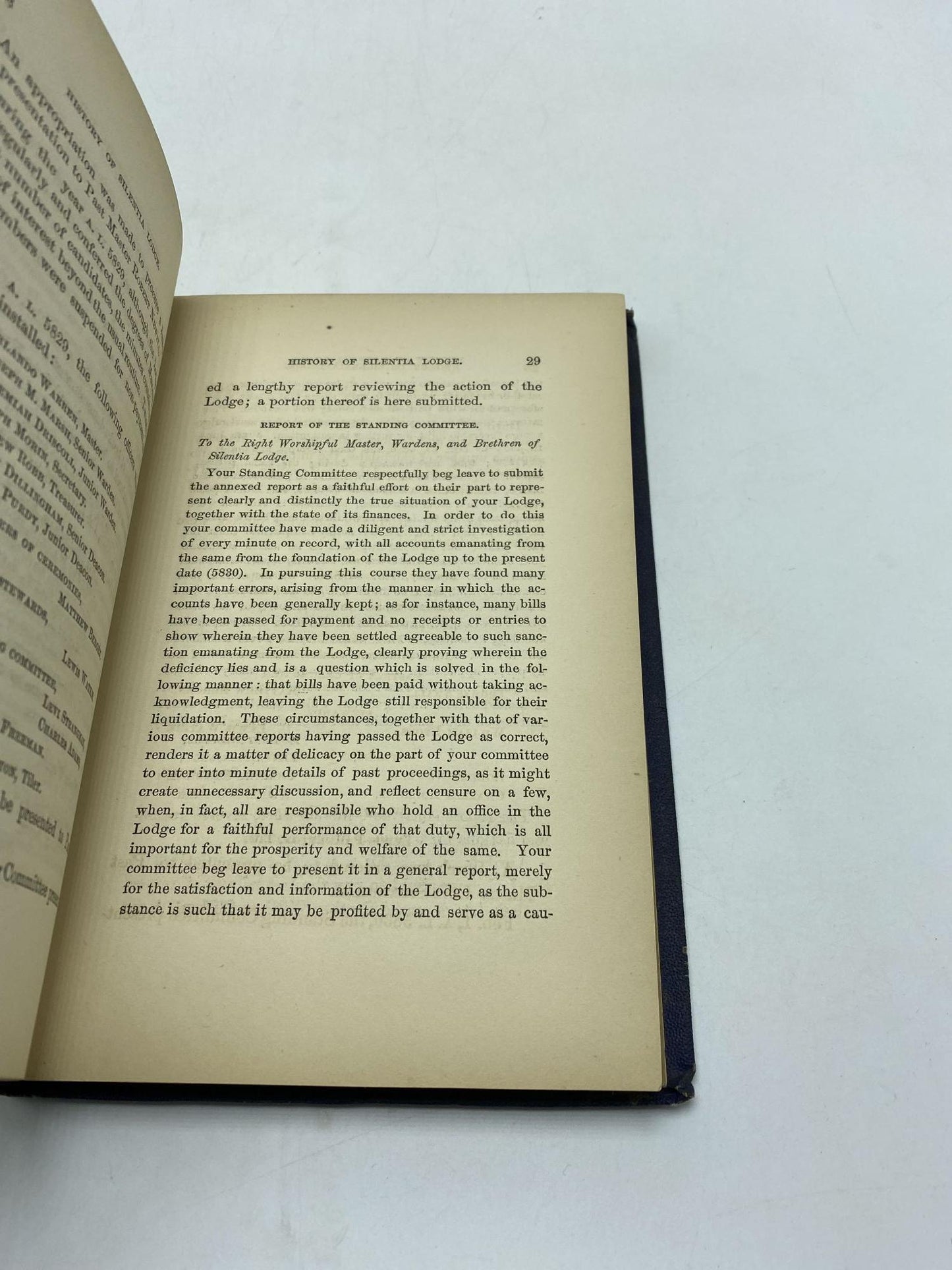 History of Silentia Lodge, No. 198, Free and Accepted Masons, Compiled From The Records and Other Sources, From Its Organization In 1823 To March 1869, With a List of Members, Past Masters, etc.