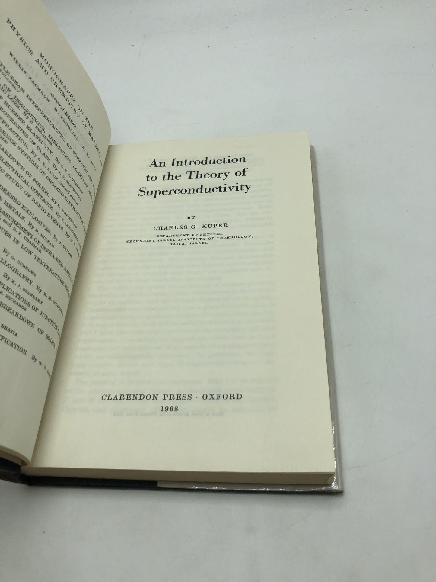 Introduction to the Theory of Superconductivity