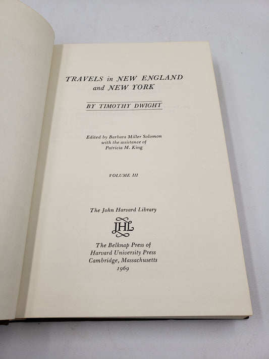 Travels in New England and New York (Volume 3)