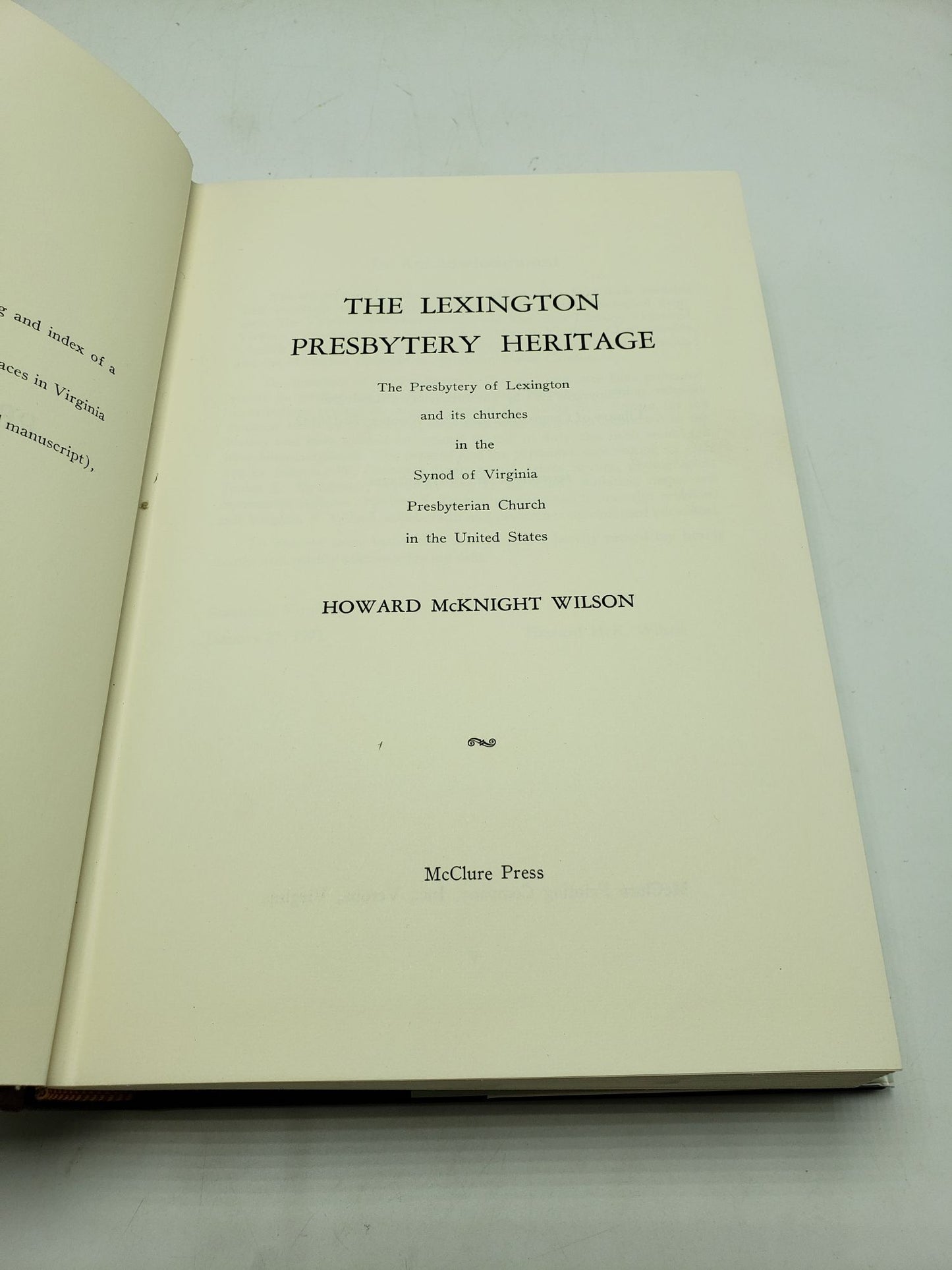 The Lexington Presbytery Heritage